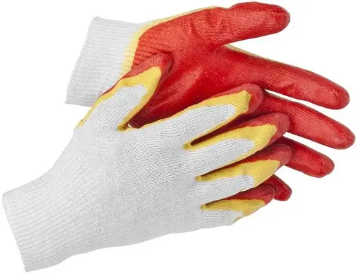 Stayer Master перчатки трикотажные обливная ладонь из латекса х/б (L-XL)
