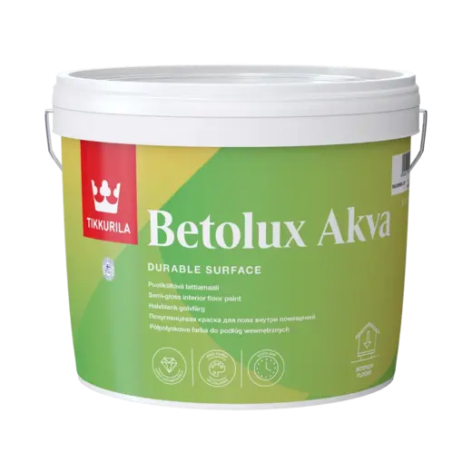 Тиккурила Betolux Akva краска для пола полуглянцевая (2.7 л) белая
