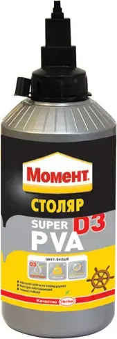 Момент Столяр ПВА Super PVA D3 клей водостойкий (750 г)