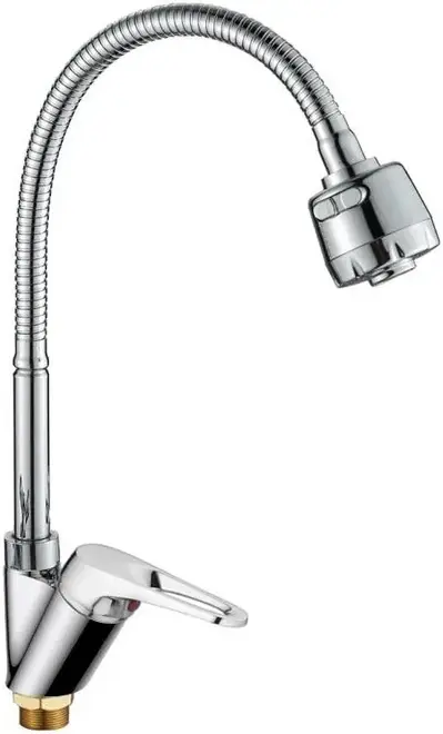Haiba HB4313 смеситель для кухни с гибким изливом хром (HB4313)