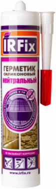 Irfix герметик силиконовый нейтральный (310 мл) серый