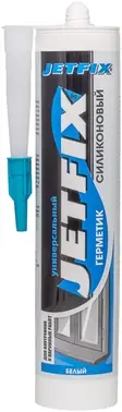 Jetfix герметик силиконовый универсальный (280 мл) белый