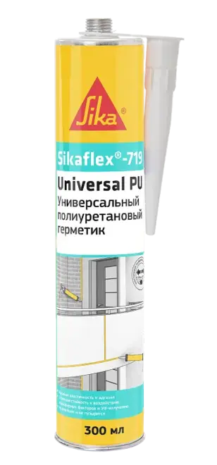 Sika Sikaflex-719 Universal PU универсальный полиуретановый герметик (300 мл) кирпично-красный