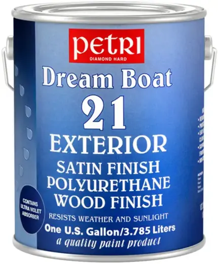 Петри Dream Boat 21 Exterior полиуретановый лак на водной основе (3.78 л) глянцевый