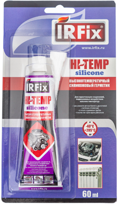 Irfix Hi-Temp герметик высокотемпературный силиконовый (60 мл)