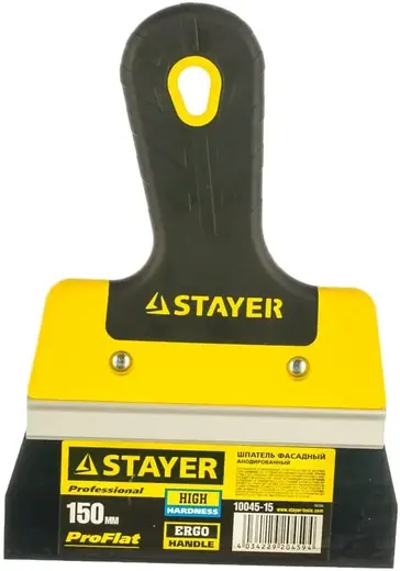 Stayer Professional Pro Flat шпатель фасадный анодированный (150 мм)