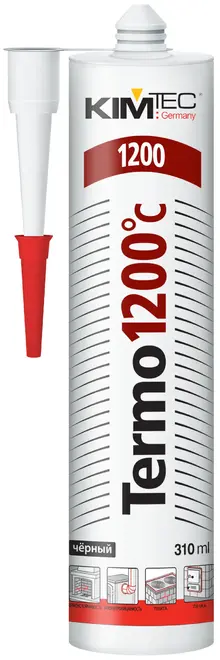 Kim Tec Kamin 1500°С герметик силиконовый термостойкий (280 мл)