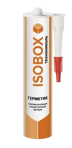 Технониколь Isobox герметик санитарный силиконовый (260 мл) белый