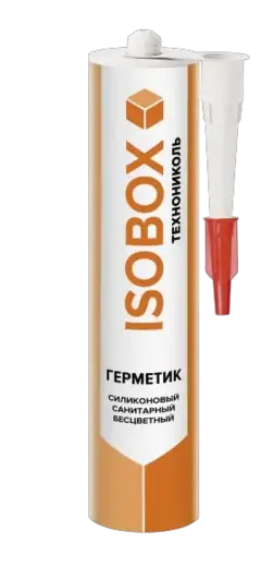 Технониколь Isobox герметик санитарный силиконовый (260 мл) бесцветный