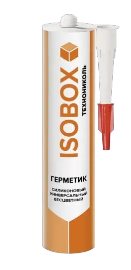 Технониколь Isobox герметик универсальный силиконовый (260 мл) бесцветный