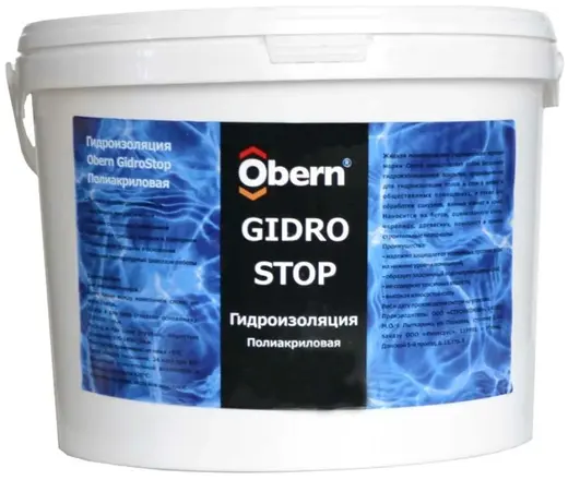 Obern Gidro Stop гидроизоляция полиакриловая (10 кг)