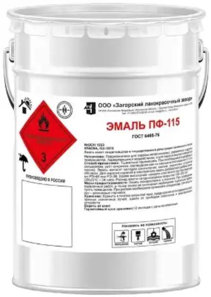 Загорский Лакокрасочный Завод ПФ-115 эмаль (5 кг) коричневая