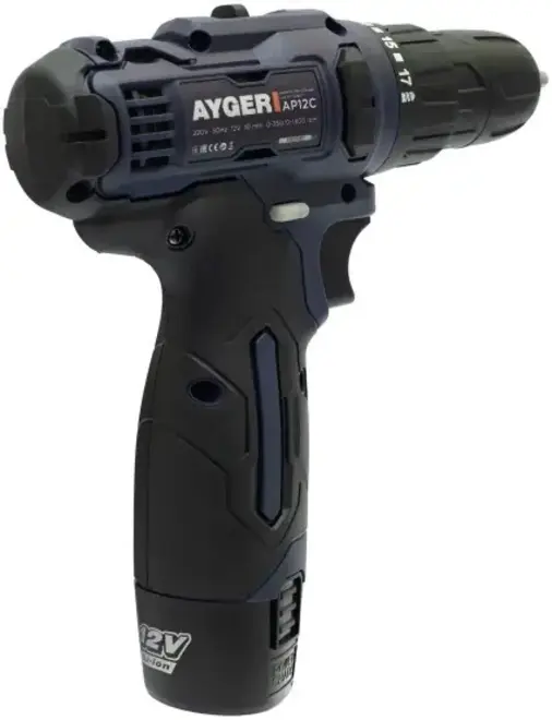 Ayger AP12C дрель-шуруповерт аккумуляторная (12 В) AP12C