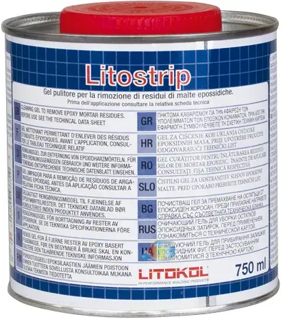 Литокол Litostrip очищающий гель для уборки остатков эпоксидных затирок (750 мл)