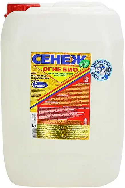Сенеж Огнебио комплексная огнебиозащита древесины (10 кг)