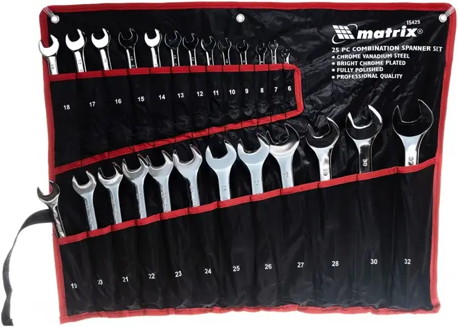 Matrix набор ключей комбинированных (6-32 мм)