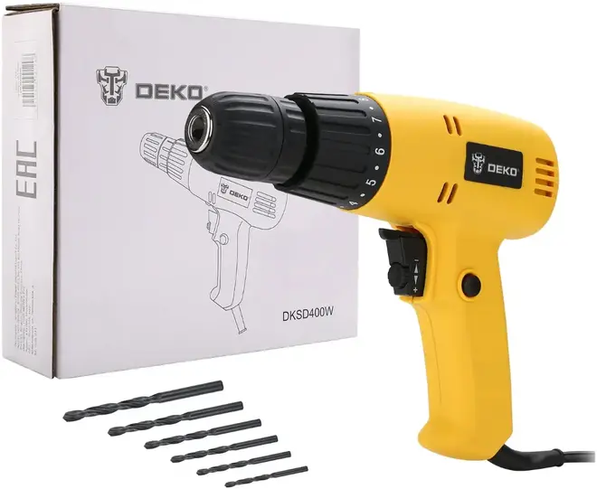 Deko DKSD400W дрель (400 Вт 220-240 В) №063-4086