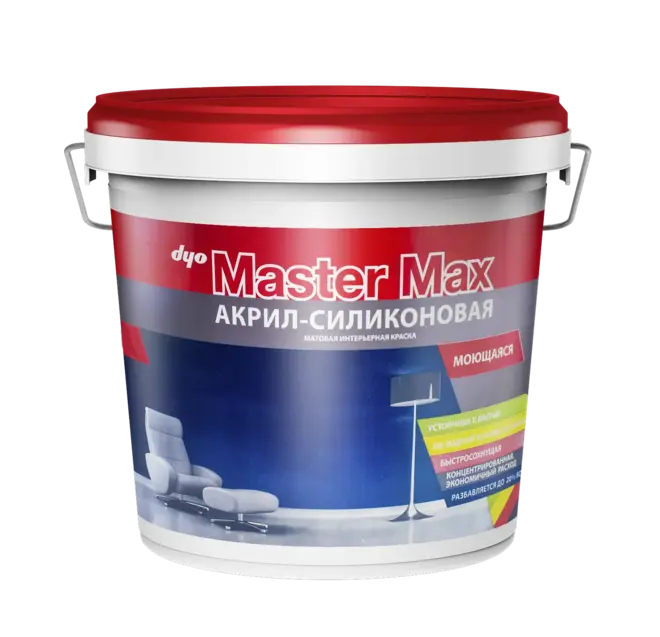 DYO Master Max Silicone краска интерьерные акрил-силиконовая (7 кг) белая