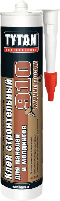Титан Professional 910 клей строительный для панелей и молдингов жидкие гвозди (440 г)