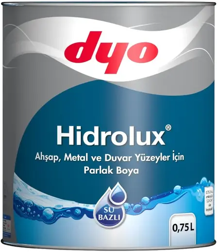 DYO Hidrolux краска декоративная (750 мл) белая глянцевая