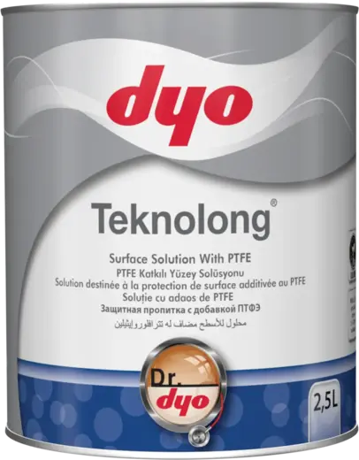 DYO Teknolong защитное покрытие на основе растворителя с добавкой ПТФЭ (2.5 л) белая