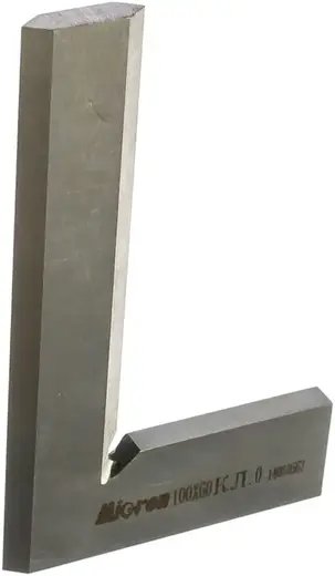 Микрон УЛП угольник лекальный (100*60 мм)