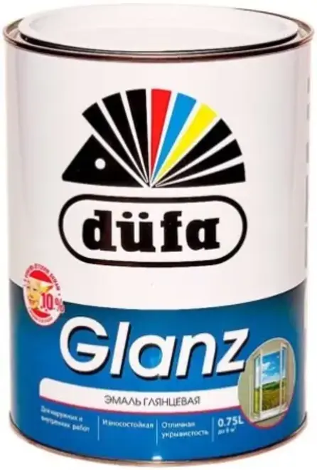 Dufa Retail Glanz эмаль глянцевая (2.5 л) белая