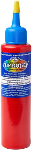 Аква-Колор Униколер универсальная колеровочная паста (100 мл) пунцовая