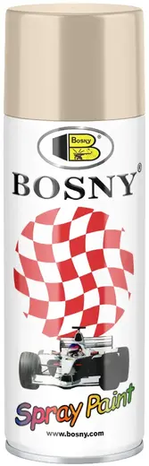 Bosny Spray Paint акриловая спрей-краска универсальная (400 мл) бежевая