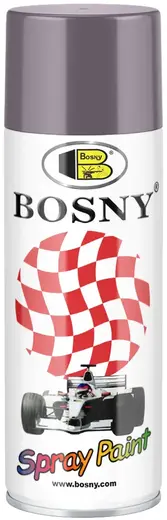 Bosny Spray Paint акриловая спрей-краска универсальная (400 мл) светло-серая