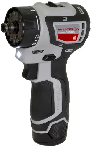 Интерскол ДА-10/12В Комбимакс дрель-шуруповерт аккумуляторная (420/1450 об/мин) 192 мм 53 мм 136 мм 20+1 36 Нм 1 сумка