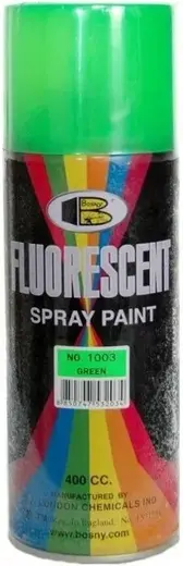 Bosny Fluorescent Spray Paint флуоресцентная спрей-краска пылающе-яркая (520 мл) зеленая