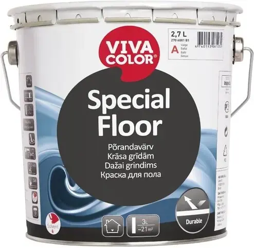 Vivacolor Special Floor краска для пола (2.7 л) белая