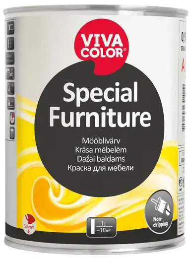 Vivacolor Special Furniture краска для мебели (900 мл) белая