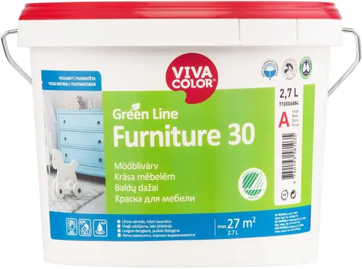 Vivacolor Special Furniture краска для мебели (2.7 л) белая