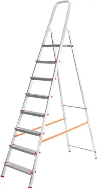 Rexant стремянка алюминиевая (1.46 м /8 ст)