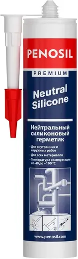 Penosil Premium Neutral Silicone нейтральный силиконовый герметик (280 мл) белый