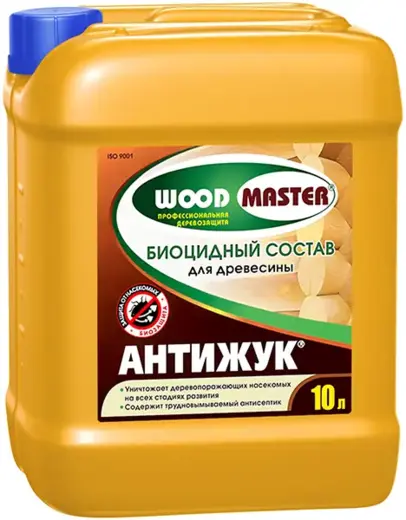 Woodmaster Антижук биоцидный состав для древесины (10 л)