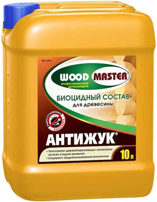 Woodmaster Антижук биоцидный состав для древесины (10 л)