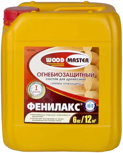 Woodmaster Фенилакс огнебиозащитный состав для древесины (6 кг)
