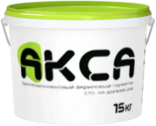 Сазиласт Акса однокомпонентный акрилатный герметик (15 кг) белый