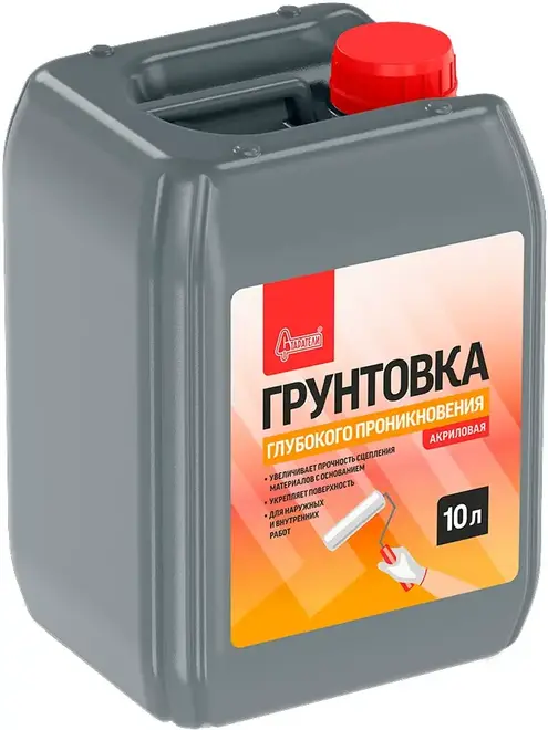 Старатели грунтовка глубокого проникновения акриловая (10 л) белая
