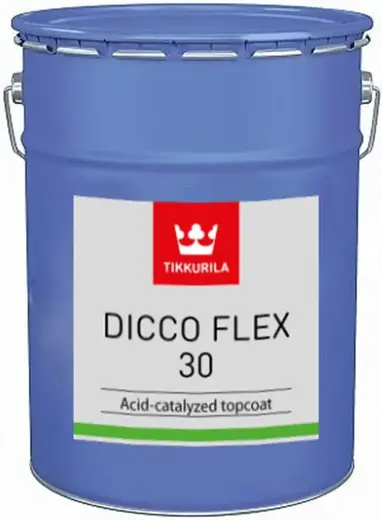Тиккурила Dicco Flex 30 двухкомпонентная эластичная краска кислотного отверждения (3 л) база TAL