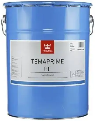 Тиккурила Temaprime EE быстровысыхающая антикоррозионная специальная грунтовка (20 л база TVT) серая