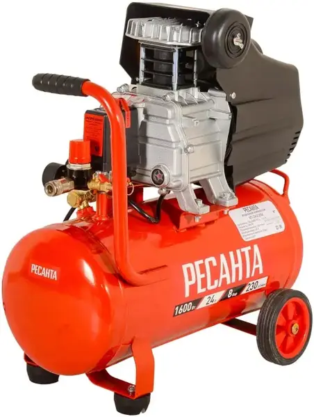Ресанта КП-24/230М компрессор поршневой масляный
