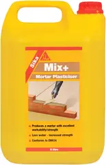 Sika Mix Plus модификатор цементно-песчаных растворов (5 л)