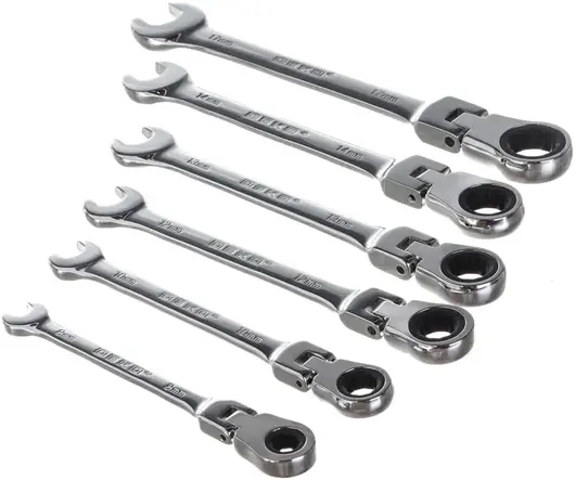 Deko RW02 набор комбинированных трещоточных шарнирных ключей (8-17 мм)