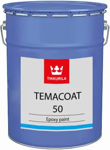Тиккурила Temacoat GS 50 двухкомпонентная эпоксидная покрывная краска (20 л) база TVH