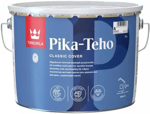 Тиккурила Pika-Teho акрилатная матовая краска содержащая масло (9 л) белая