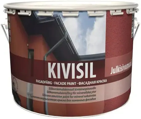 Тиккурила Kivisil фасадная краска силиконоэмульсионная для каменных фасадов (2.7 л) белая